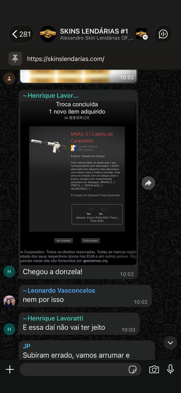 Print de ganhador 7
