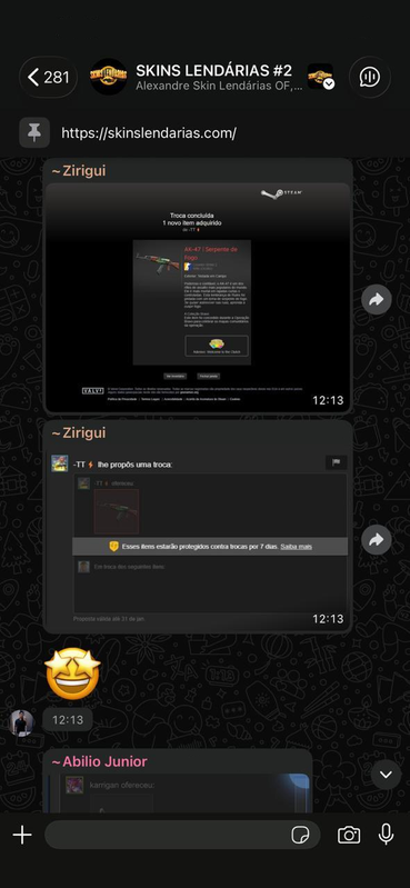 Print de ganhador 8